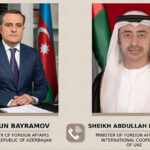 Ceyhun Bayramov həmkarı ilə danışdı